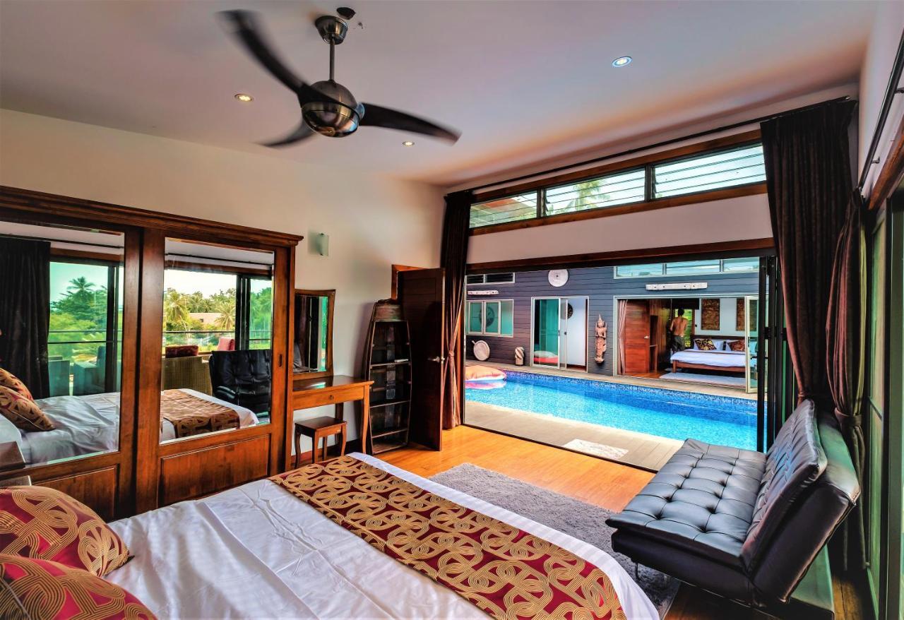 Stunning Villa With Ocean Views And Free Car Lamai Beach (Koh Samui) Exterior foto